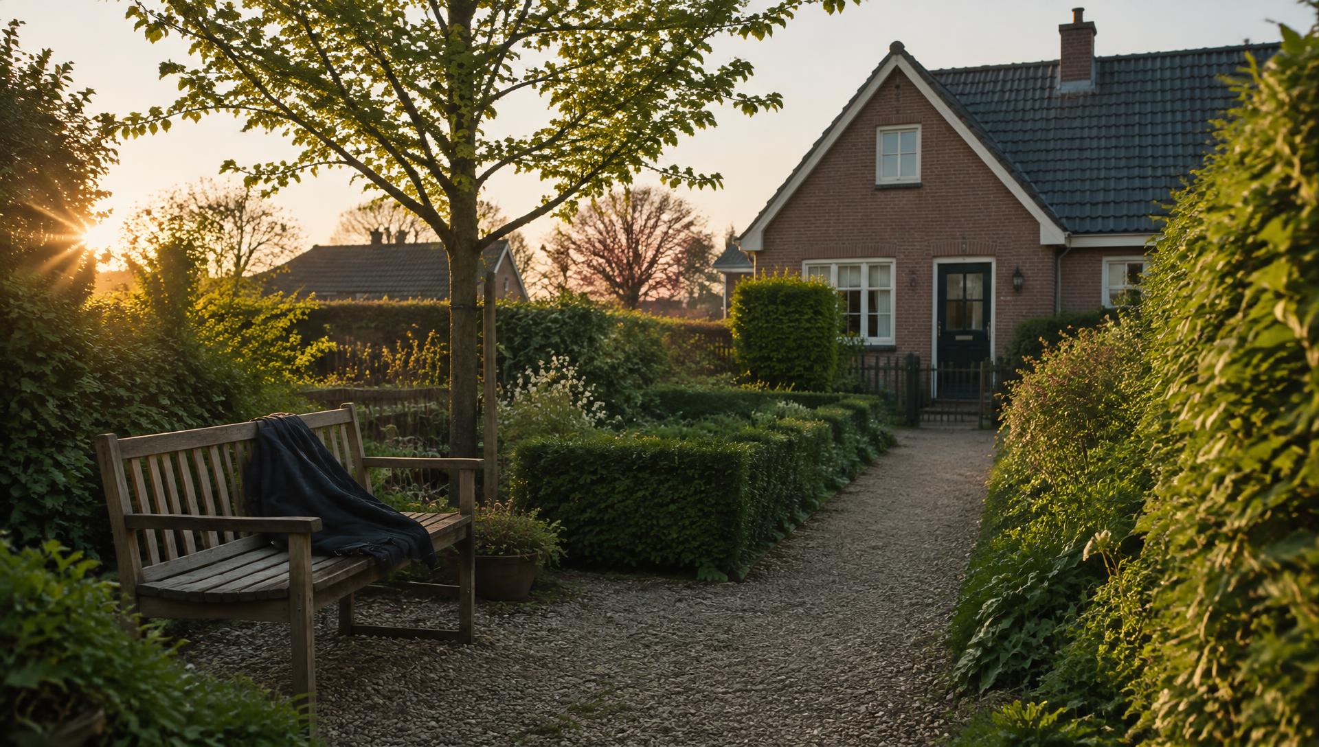 Twee handen om een kop thee aan de keukentafel